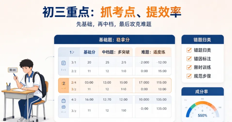 初一抓习惯,初二防滑坡,初三重效率!初中三年规划,家长收藏-第10张图片-四季读书网 初一抓习惯,初二防滑坡,初三重效率!初中三年规划,家长收藏-第10张图片-四季读书网