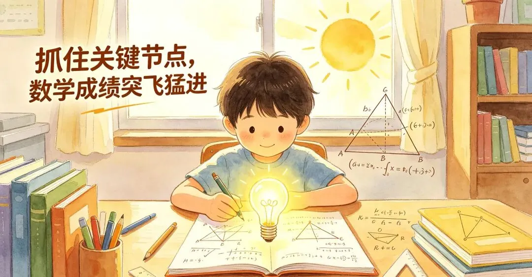 初一数学次次满分,初二突然掉到及格线?这两个分水岭,90%的家长都忽略了-第1张图片-四季读书网