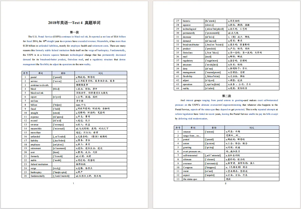 【27考研】真题阅读核心词带背 | 2018年 英语一 text4-第32张图片-四季读书网