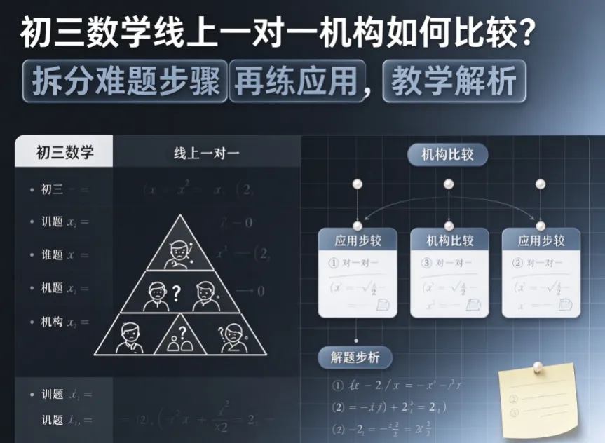 初三数学线上一对一机构如何比较?轻学知依托解题模型拆解压轴难题做好应用训练教学解析-第1张图片-四季读书网 初三数学线上一对一机构如何比较?轻学知依托解题模型拆解压轴难题做好应用训练教学解析-第1张图片-四季读书网