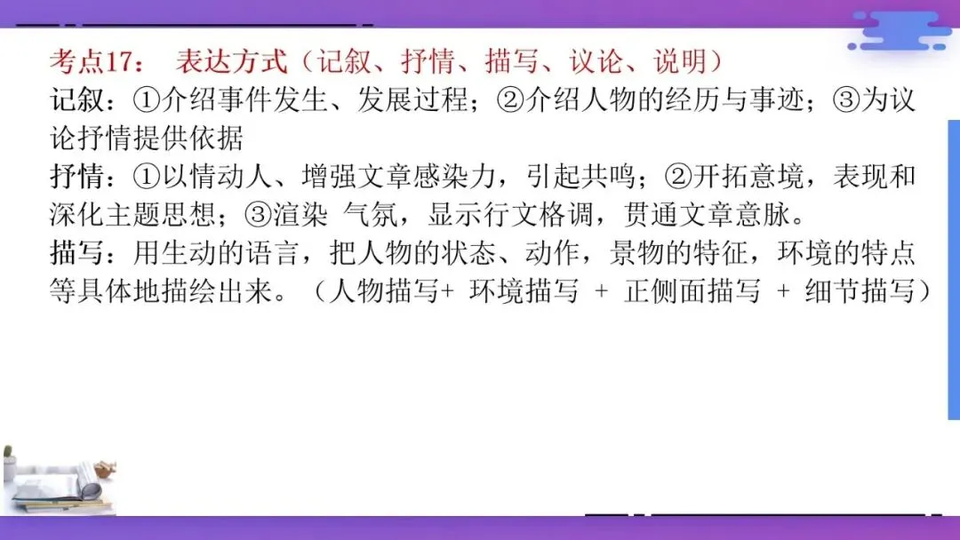 2027年中考语文一轮专项复习:现代文阅读答题技巧-第20张图片-四季读书网