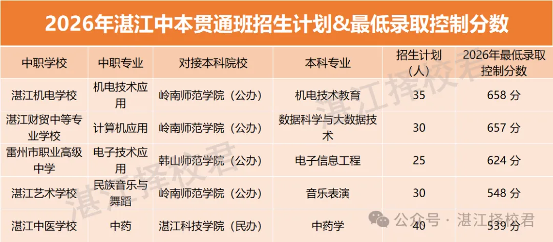 湛江中考升学全攻略!7条升学赛道-第17张图片-四季读书网