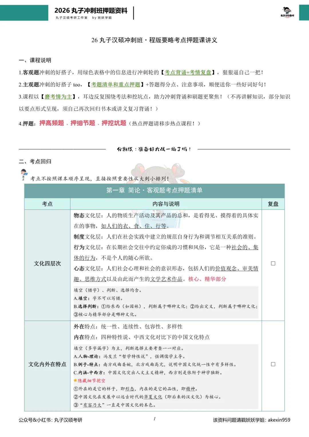 丸子 27 冲刺模考押题班|帮你完成考前脱敏,从容奔赴考场-第27张图片-四季读书网