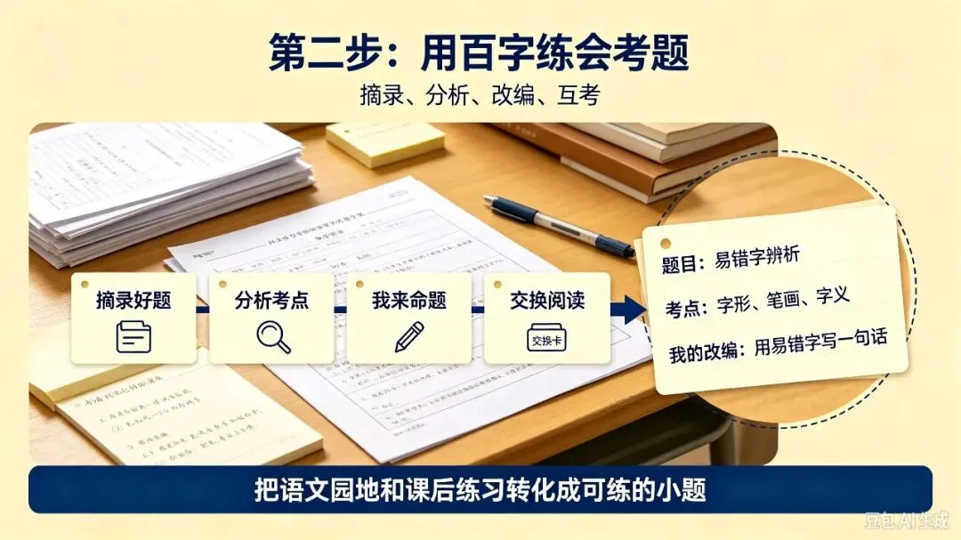 【百字作文】期中考如何用百字提分?【跟何捷老师学做百字】-第2张图片-四季读书网