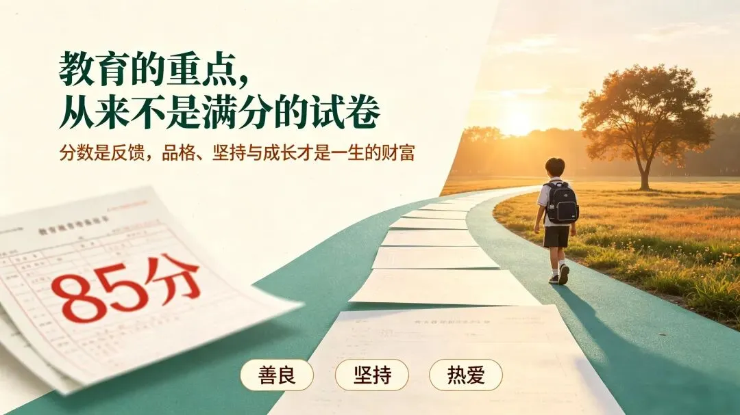 教育的重点,从来不是满分的试卷-第1张图片-四季读书网