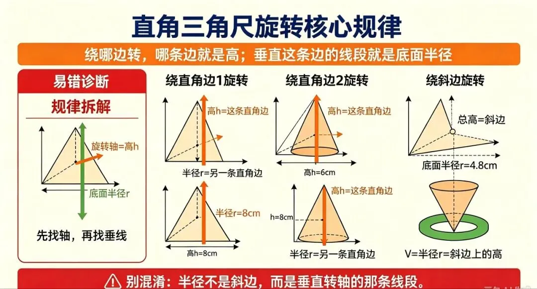 初中数学重难点|直角三角尺旋转问题(中考必考)宝妈通俗精讲-第4张图片-四季读书网