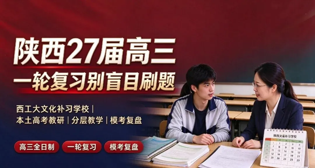 深耕陕西高考三十九年|西工大文化补习学校,助力 27 届高三学子圆梦本科-第3张图片-四季读书网 深耕陕西高考三十九年|西工大文化补习学校,助力 27 届高三学子圆梦本科-第3张图片-四季读书网
