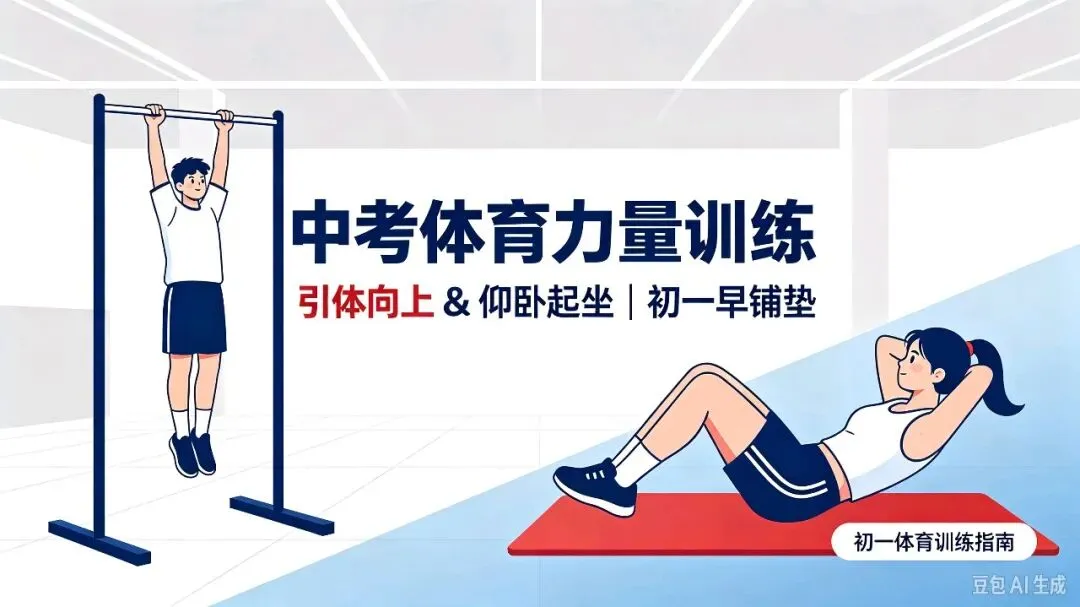 中考体育|引体向上&仰卧起坐:初一悄悄练,初三不慌!-第1张图片-四季读书网