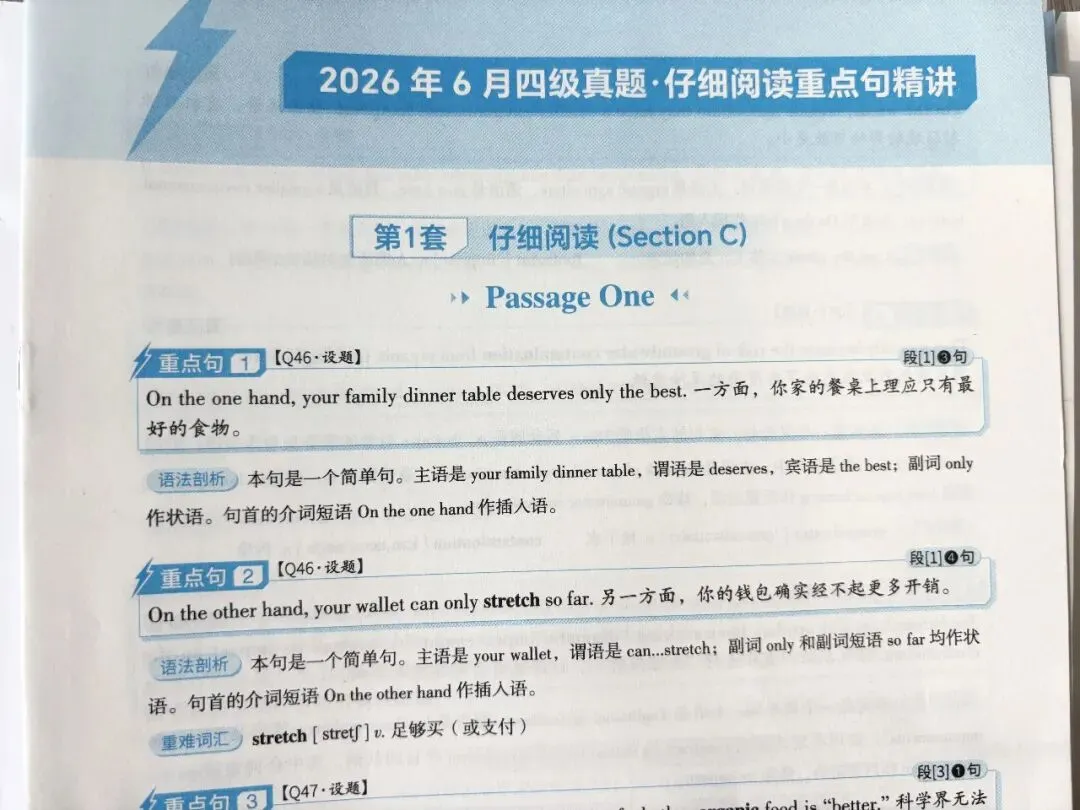 六级阅读做不完怎么提速?《闪过六级真题》帮你提升阅读效率-第3张图片-四季读书网
