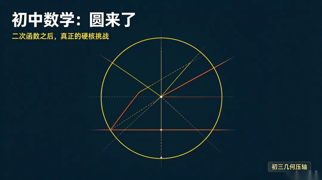 初三数学 | 拳打二次函数,脚踢垂径定理之后,接下来你将面对初中数学大题整整的扛把子--圆-第4张图片-四季读书网 初三数学 | 拳打二次函数,脚踢垂径定理之后,接下来你将面对初中数学大题整整的扛把子--圆-第4张图片-四季读书网