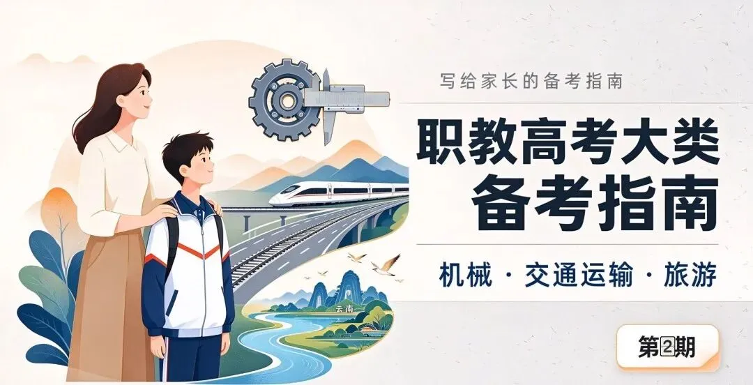 职教高考20大类怎么备考(二)?今天看看机械、交通运输旅游这三类-第2张图片-四季读书网 职教高考20大类怎么备考(二)?今天看看机械、交通运输旅游这三类-第2张图片-四季读书网