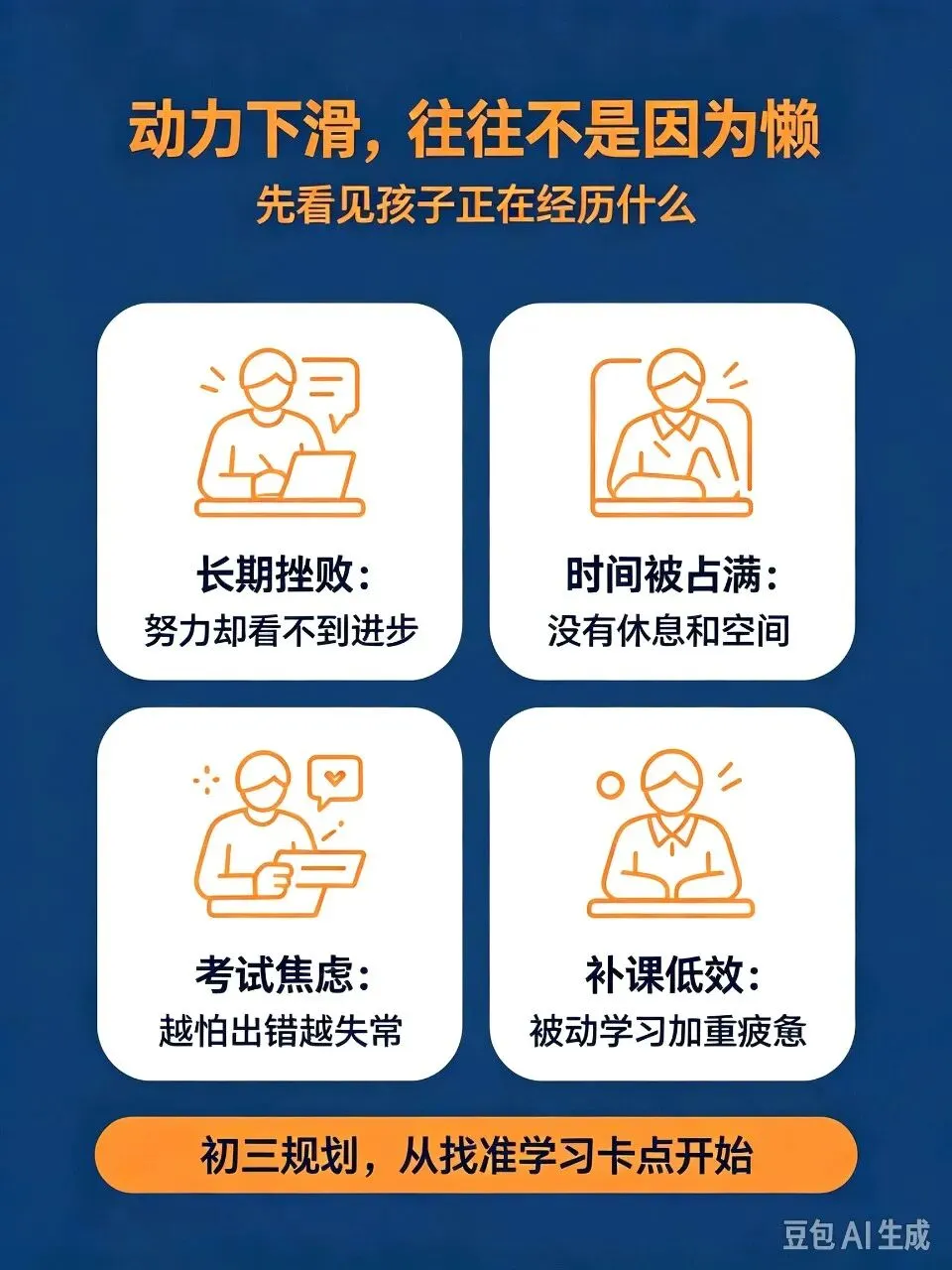 初三孩子突然不想学?这份调研报告,戳破学习动力下滑的真相-第2张图片-四季读书网