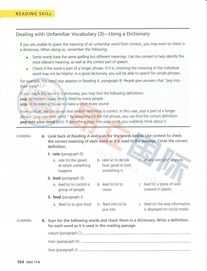 重点高中分班考的英语,已经不和“中考”在一个世界了:Reading Explorer 3 才刚摸到门-第21张图片-四季读书网