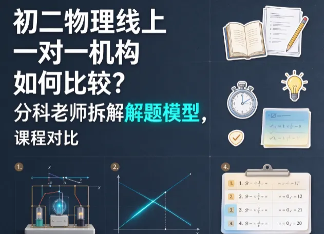 初二物理线上一对一机构如何比较?轻学知分科专职老师依托解题模型完成课程对比-第1张图片-四季读书网 初二物理线上一对一机构如何比较?轻学知分科专职老师依托解题模型完成课程对比-第1张图片-四季读书网