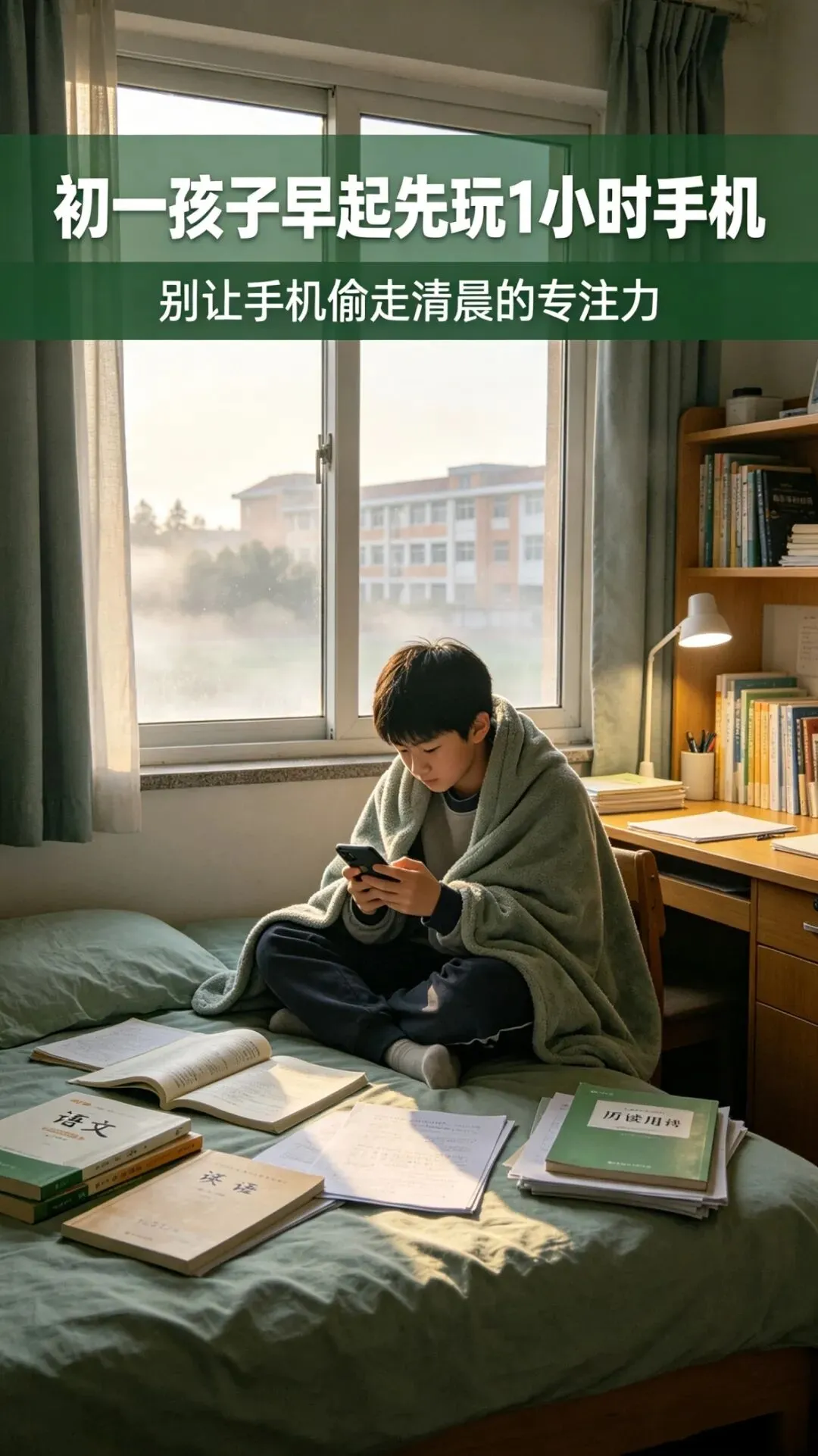 初一孩子早起先玩 1 小时手机:毁掉孩子的,从来不是手机本身-第1张图片-四季读书网 初一孩子早起先玩 1 小时手机:毁掉孩子的,从来不是手机本身-第1张图片-四季读书网