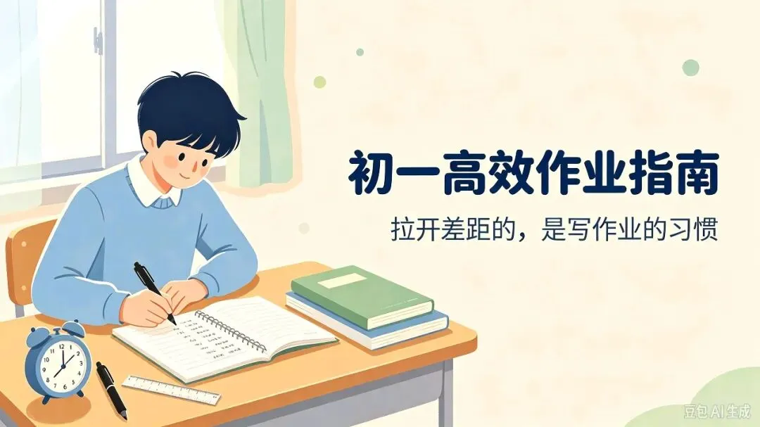 初一|真正拉开成绩差距的,不是刷题,而是写作业的习惯-第1张图片-四季读书网