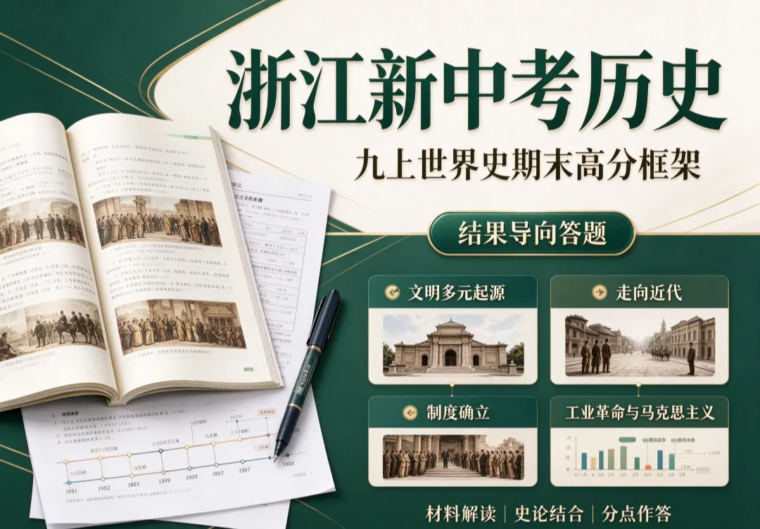 【山水分析】背完课本历史还是低分?浙江中考|九上世界史,戒掉无效刷题!-第7张图片-四季读书网