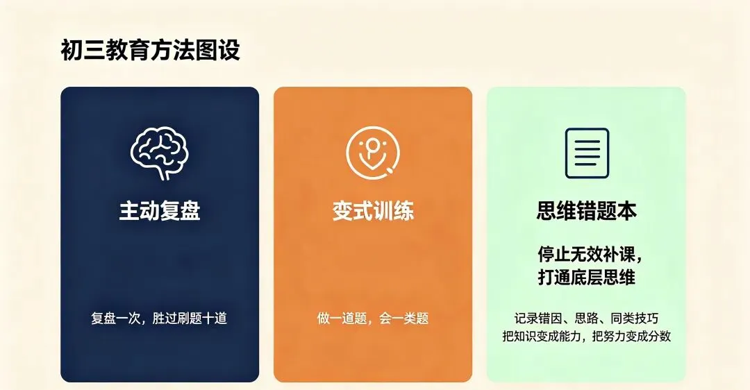 初三孩子课没少补、题没少刷,成绩为何迟迟不涨?-第3张图片-四季读书网