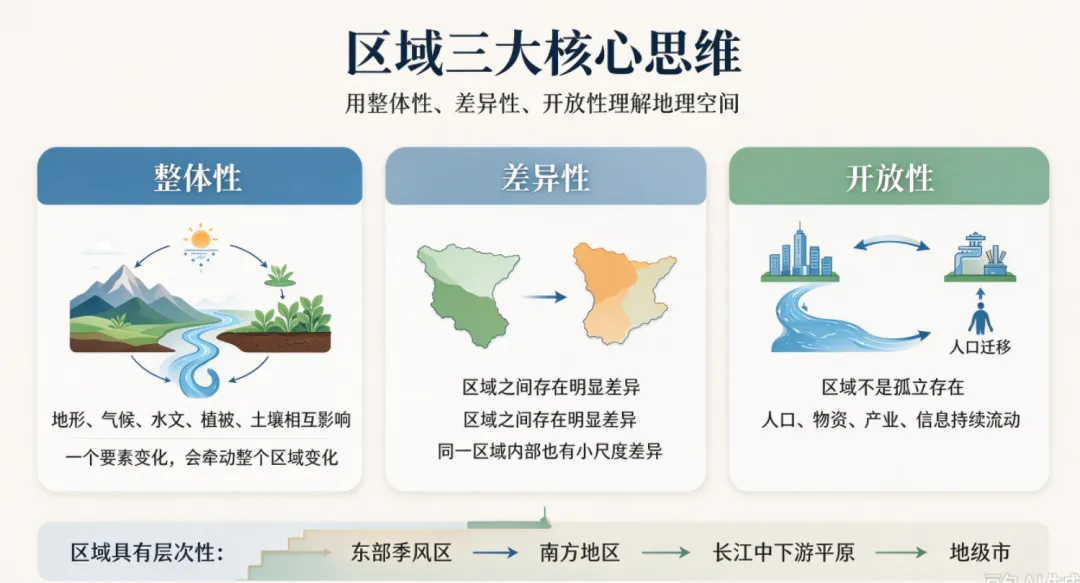 高考地理(选修二)必考知识点|多种多样的区域知识点总结-第1张图片-四季读书网