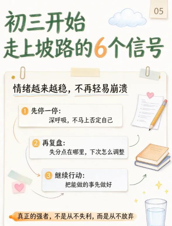 初三开始走上坡路的 6 个信号-第7张图片-四季读书网
