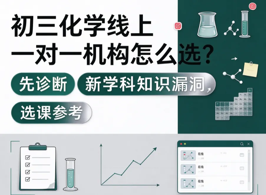 初三化学线上一对一机构怎么选?轻学知前置诊断定位学科漏洞选课参考-第1张图片-四季读书网
