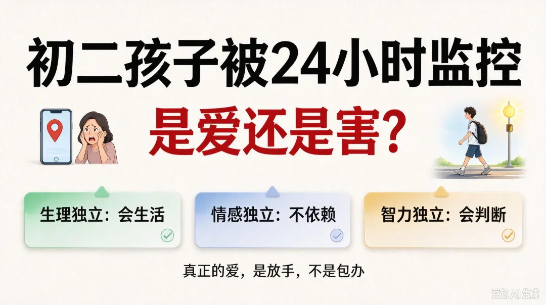 初二孩子被24小时监控,是爱还是害?-第1张图片-四季读书网 初二孩子被24小时监控,是爱还是害?-第1张图片-四季读书网