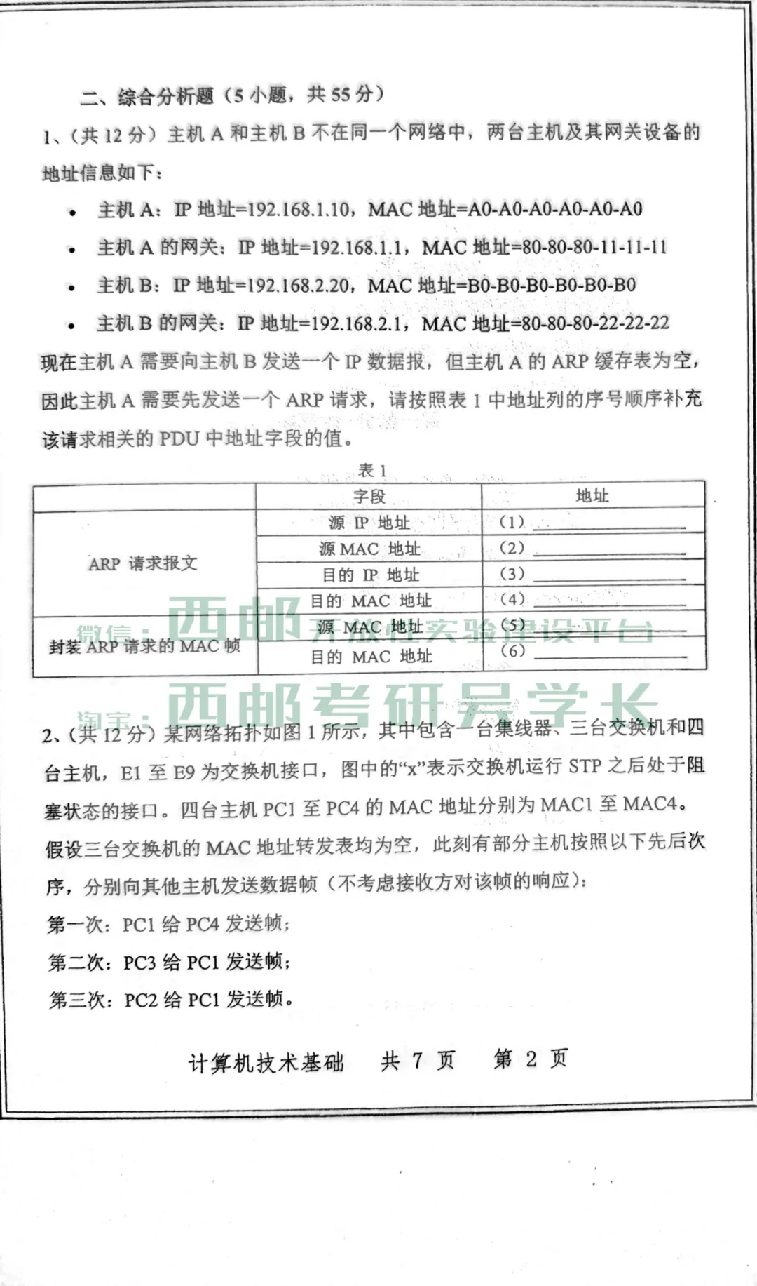 833计算机技术基础历年真题(2026年)-第7张图片-四季读书网 833计算机技术基础历年真题(2026年)-第7张图片-四季读书网