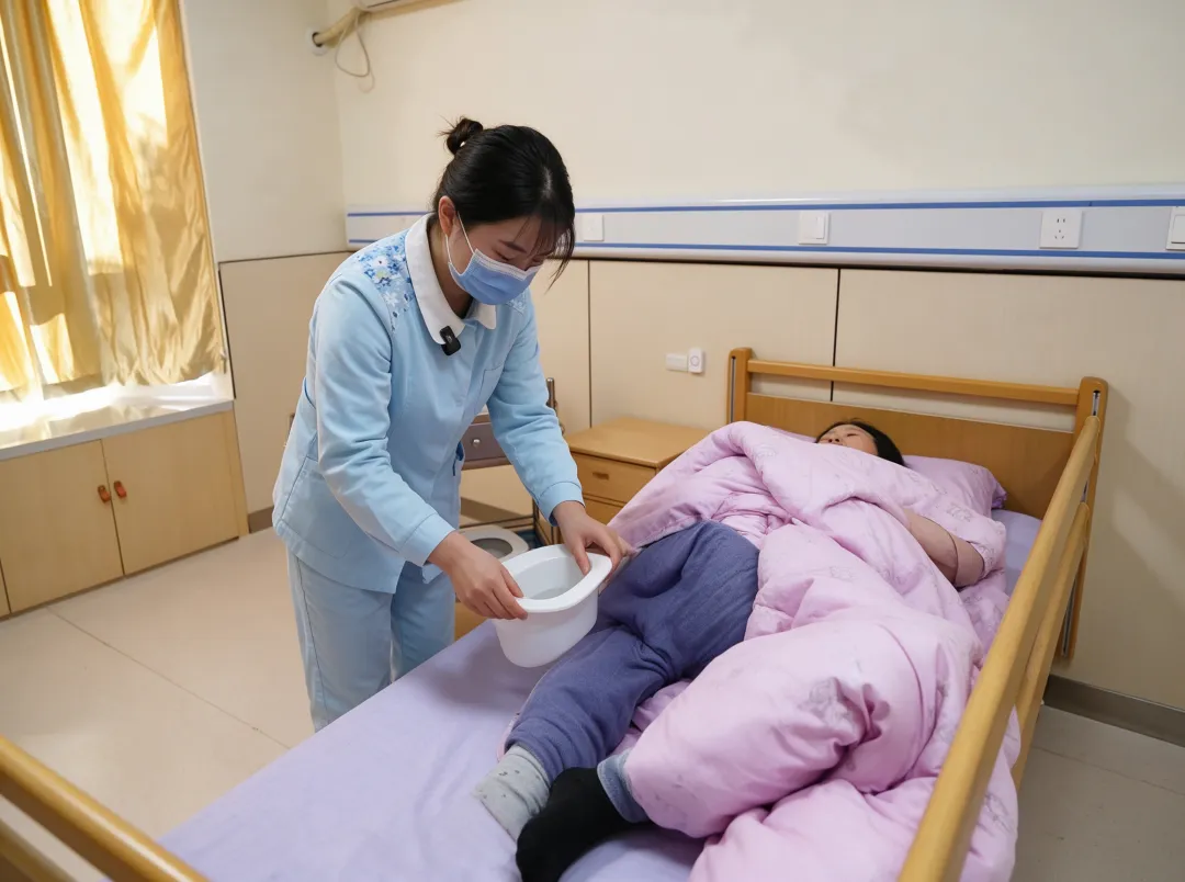长期照护师初级 真题实操(第11期):为长期照护对象使用便盆-第3张图片-四季读书网 长期照护师初级 真题实操(第11期):为长期照护对象使用便盆-第3张图片-四季读书网