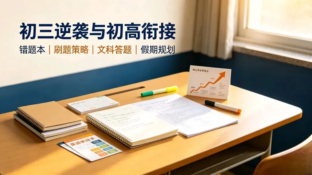 学霸分享|初三逆袭与初高衔接完整指南-第1张图片-四季读书网