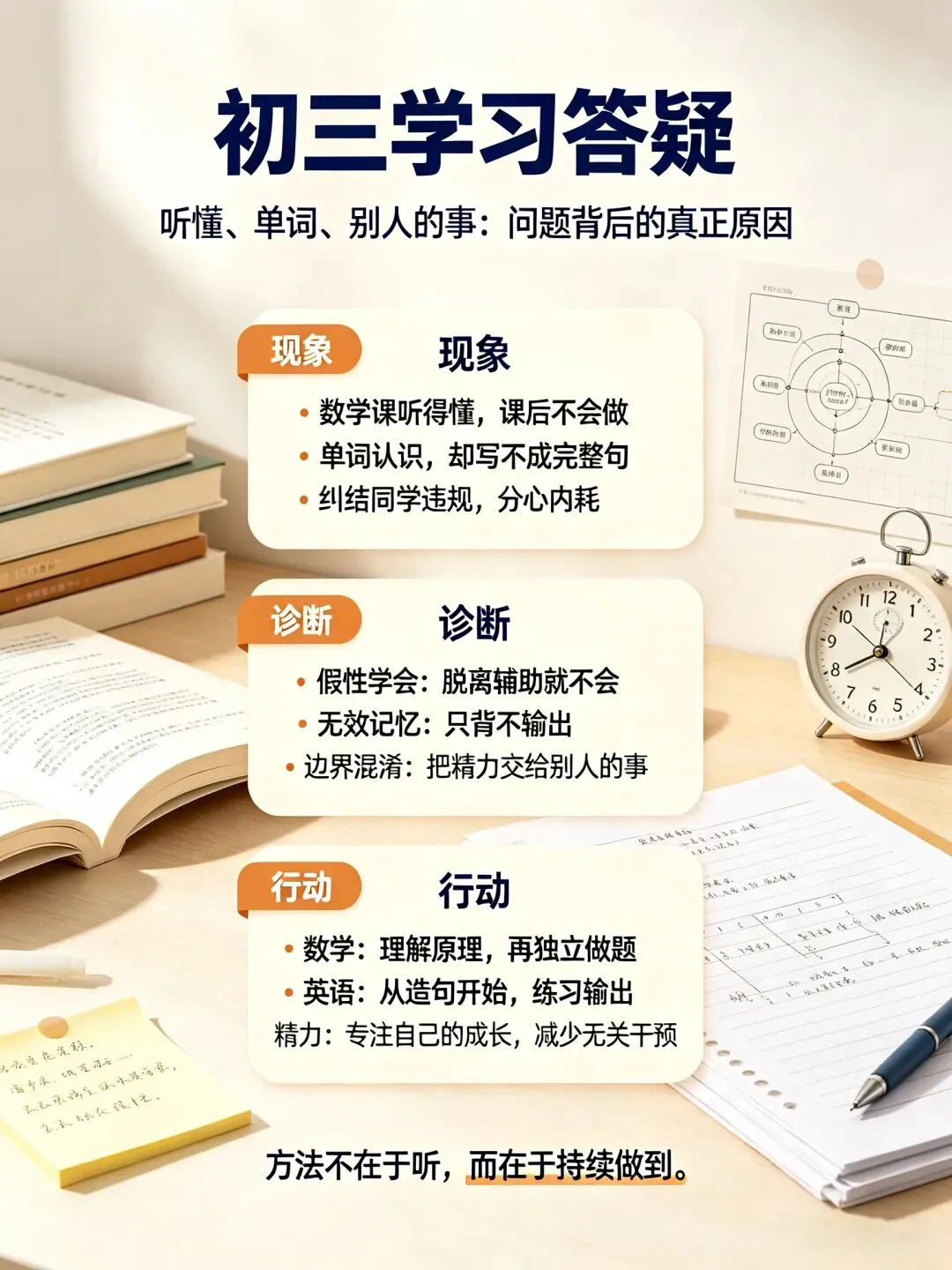 理清精力边界,掌握科学学习方法,突破初三学习瓶颈-第1张图片-四季读书网 理清精力边界,掌握科学学习方法,突破初三学习瓶颈-第1张图片-四季读书网