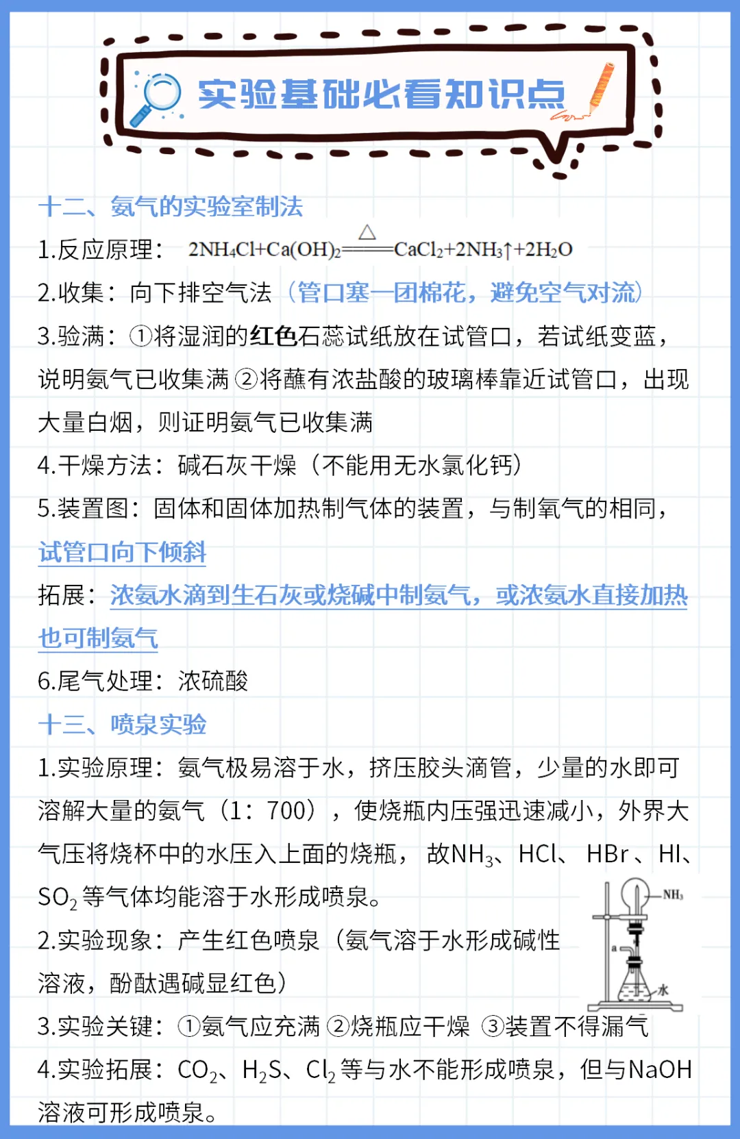 高考化学实验基础必看知识点汇总-第27张图片-四季读书网
