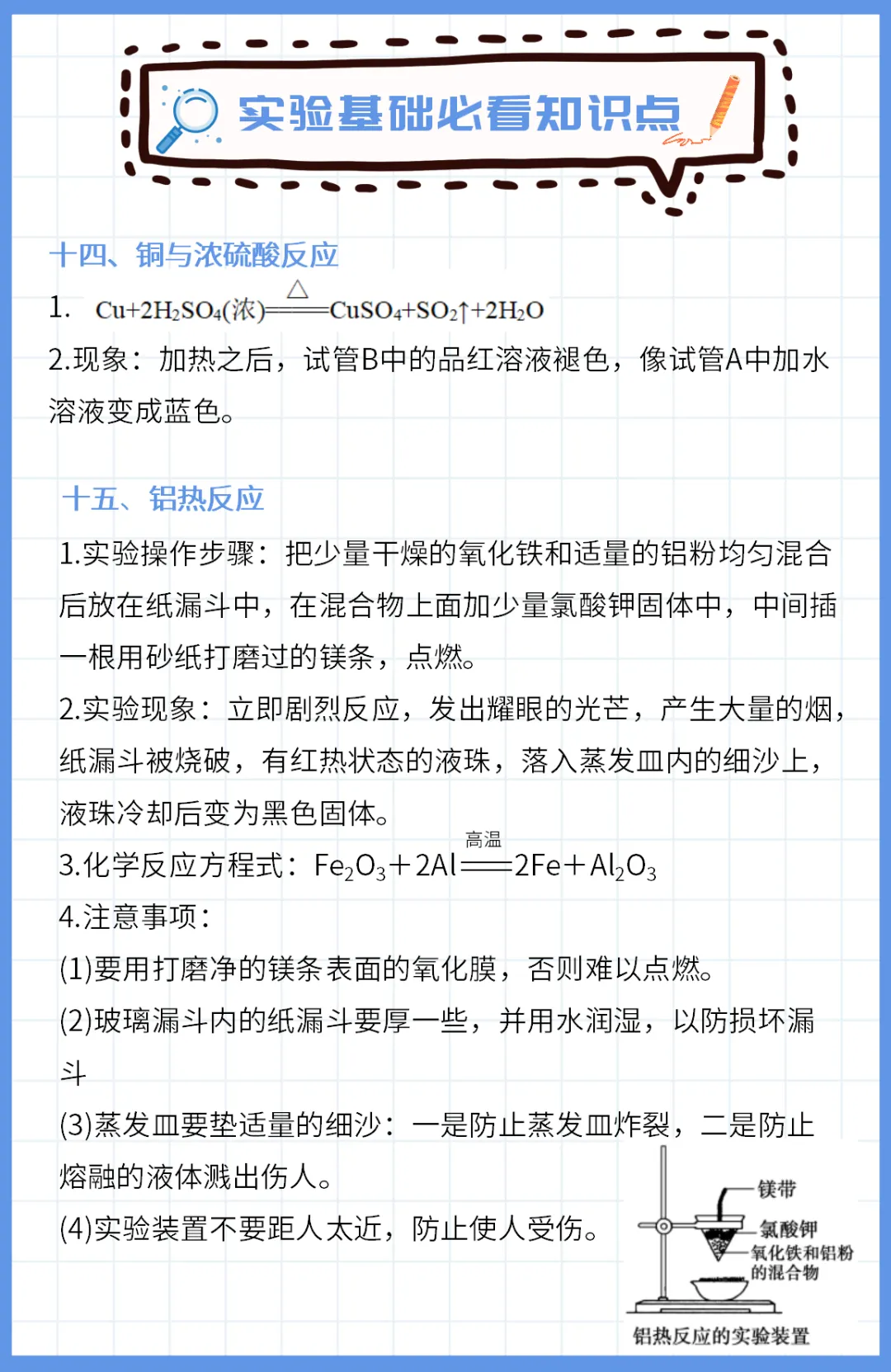 高考化学实验基础必看知识点汇总-第29张图片-四季读书网
