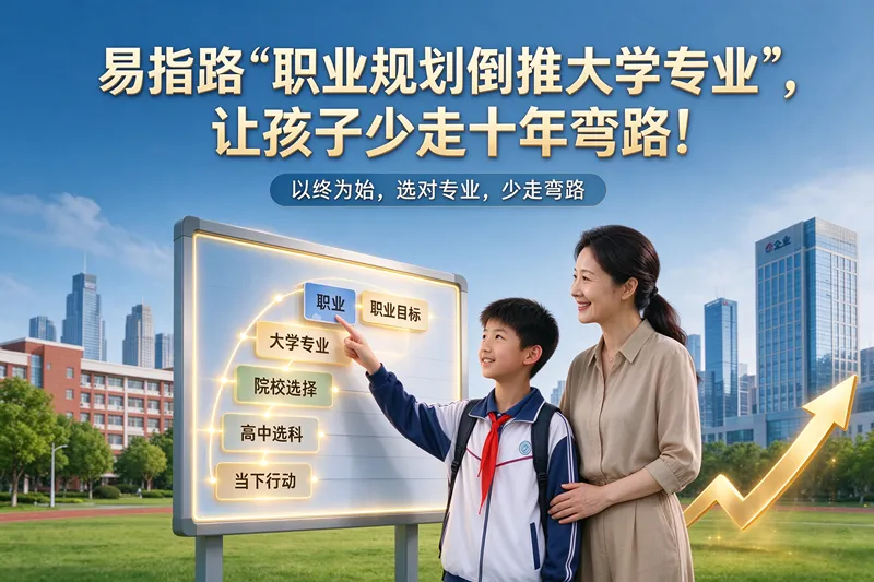 高考志愿填报,只看分数选大学?广西家长必看:易指路“职业规划倒推大学专业”,让孩子少走十年弯路!-第2张图片-四季读书网