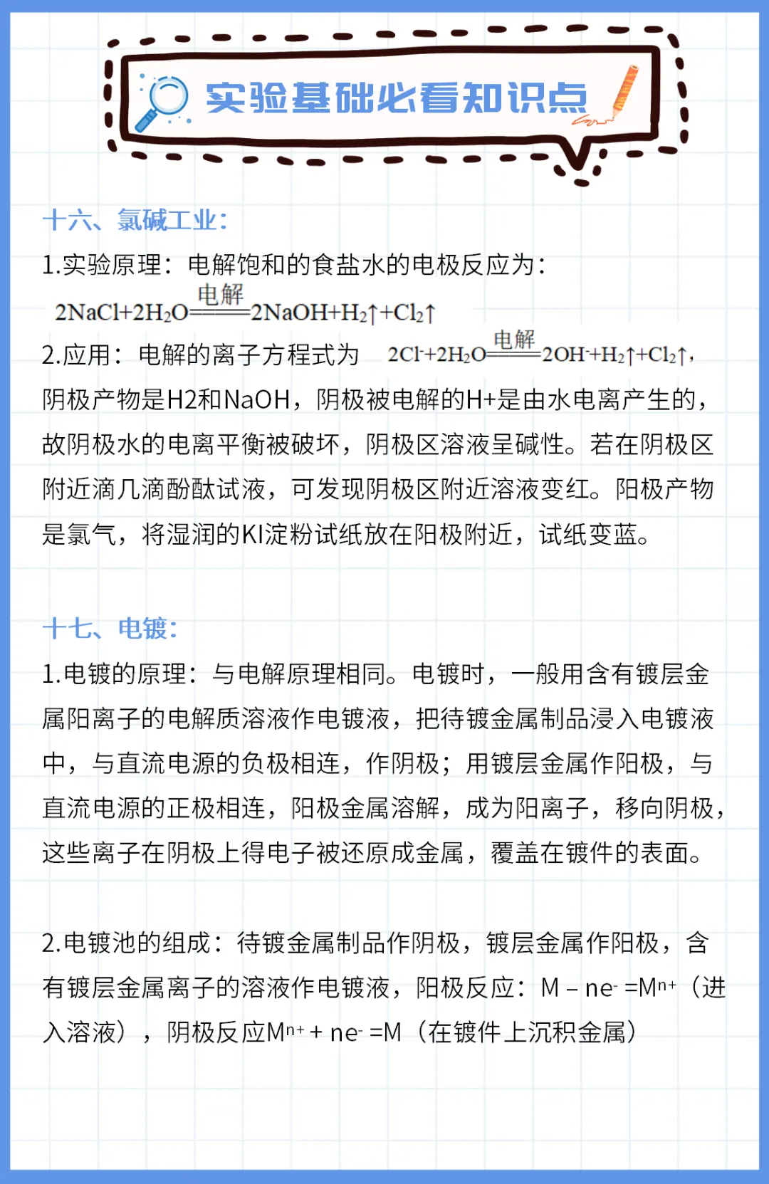 高考化学实验基础必看知识点汇总-第31张图片-四季读书网