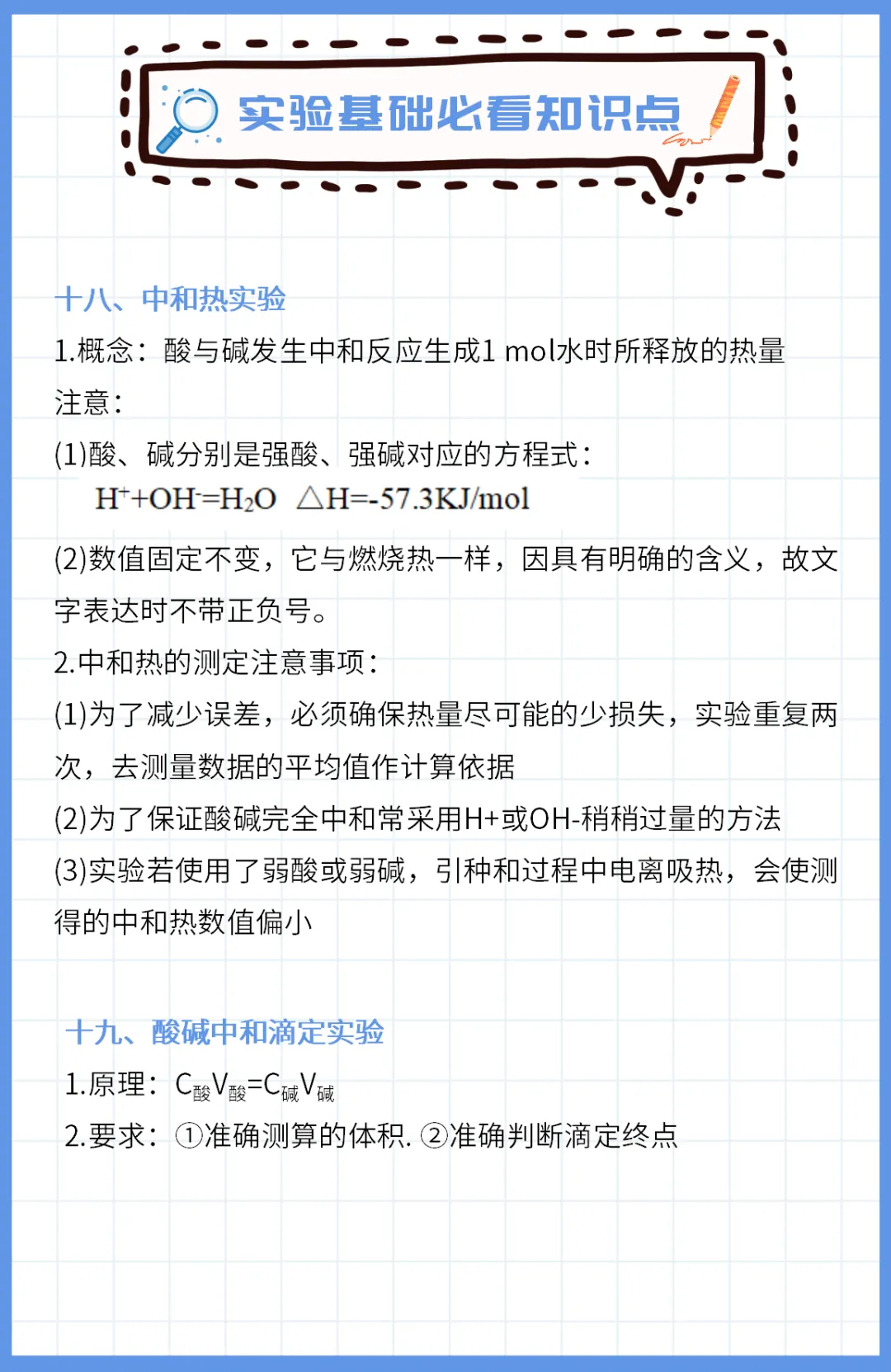 高考化学实验基础必看知识点汇总-第33张图片-四季读书网
