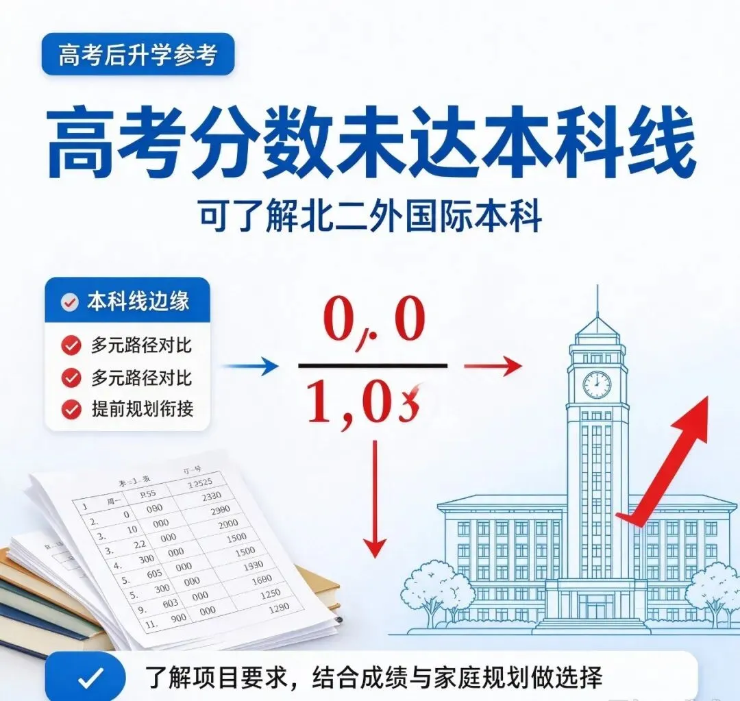 高考分数未达本科线,可了解北二外国际本科-第1张图片-四季读书网