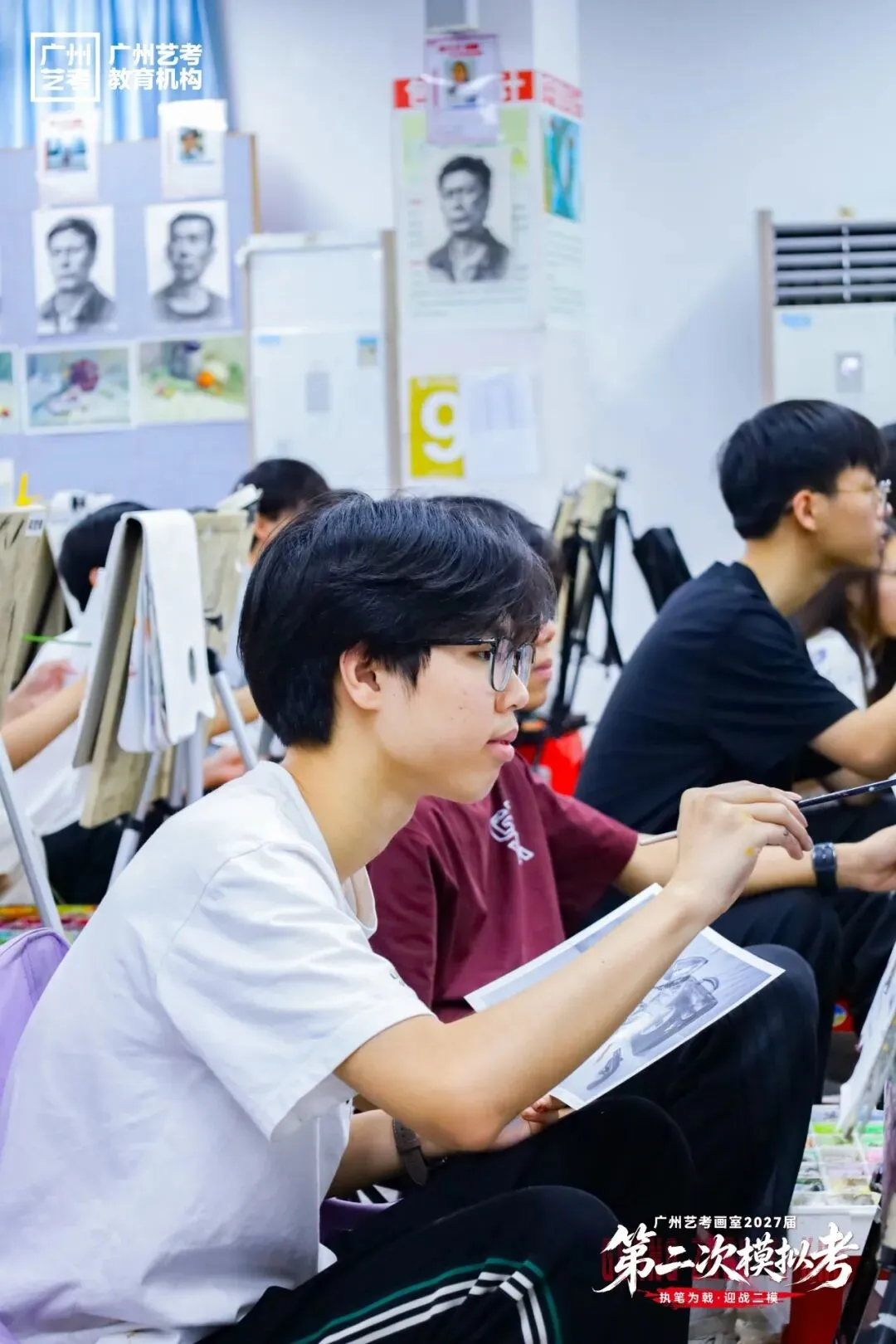 执笔为戟,迎战二模|广州艺考第二次模拟考试纪实-第9张图片-四季读书网
