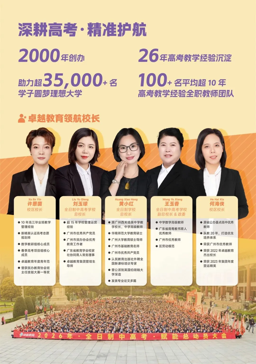 广州艺考生文化课哪家强?26年高考教学沉淀、100+全职名师、35000+录取学子,卓越教育艺文学苑2026届录取名单全公开-第3张图片-四季读书网