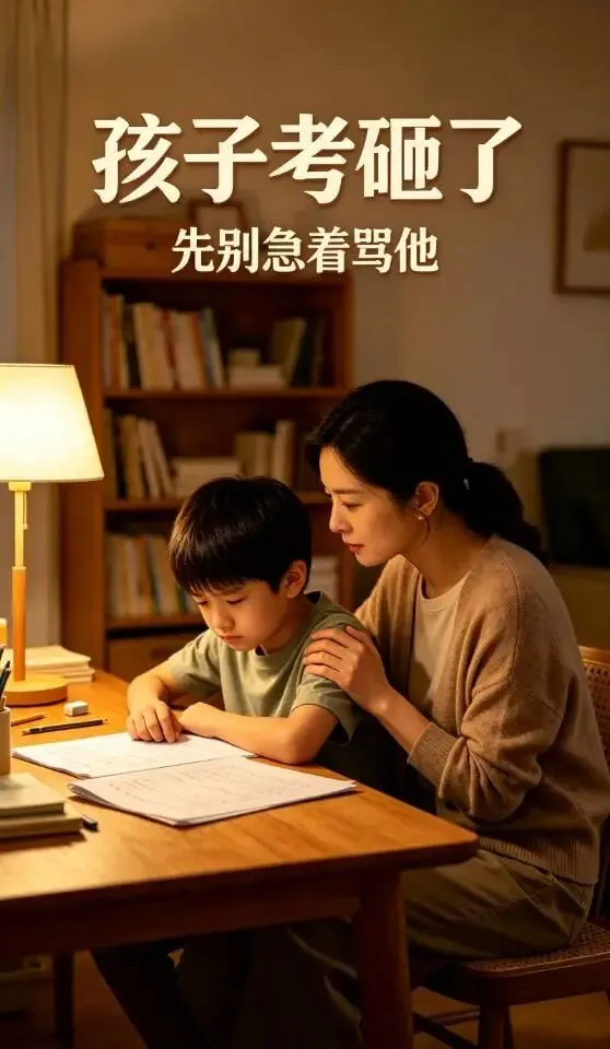 孩子拿着58分试卷不敢进门,家长的反应,决定了孩子的一生-第1张图片-四季读书网