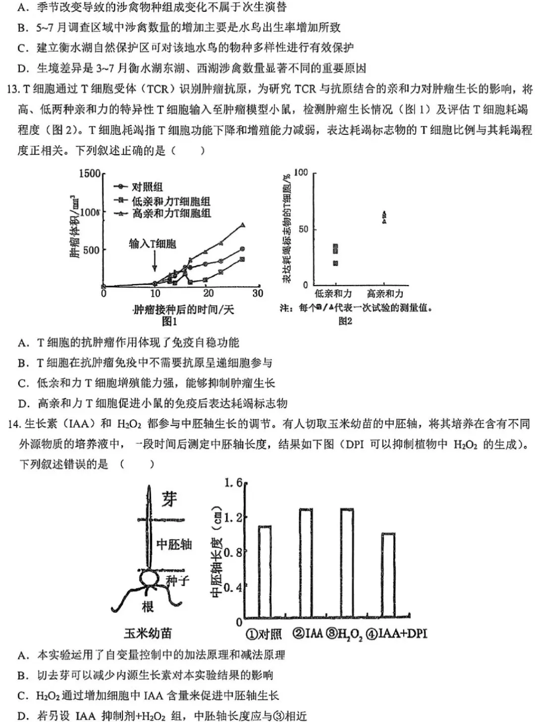 【高中生物】高三生物模拟试卷(6)-第5张图片-四季读书网 【高中生物】高三生物模拟试卷(6)-第5张图片-四季读书网