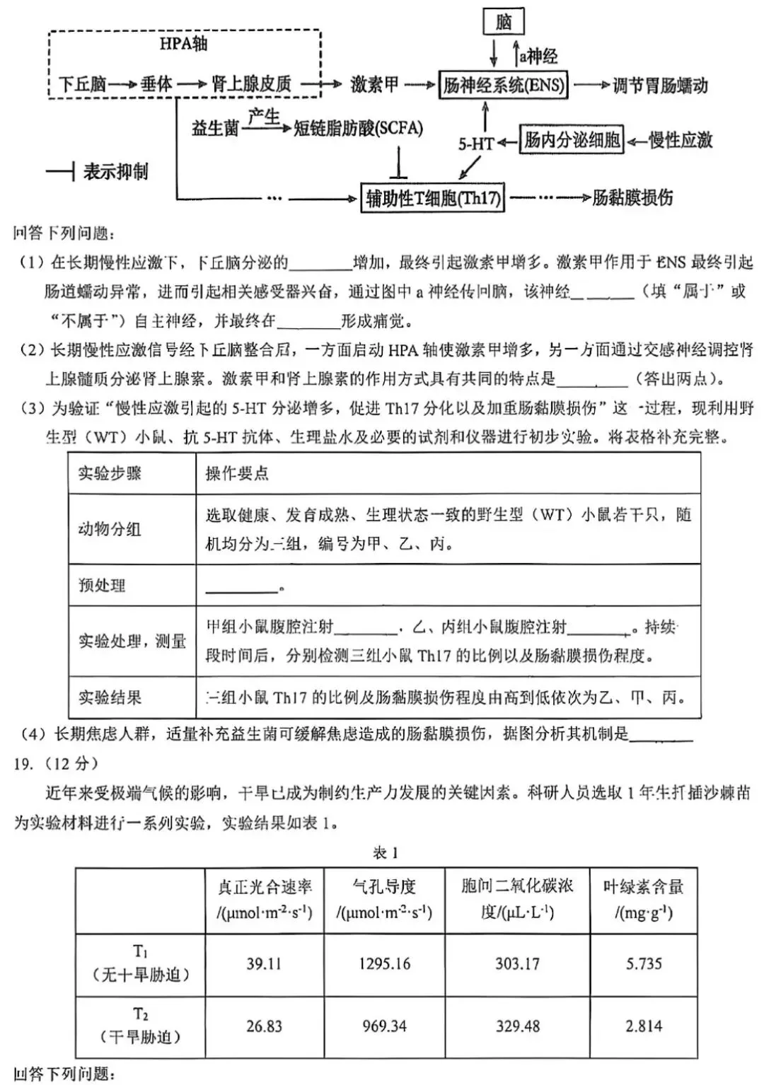 【高中生物】高三生物模拟试卷(6)-第8张图片-四季读书网 【高中生物】高三生物模拟试卷(6)-第8张图片-四季读书网