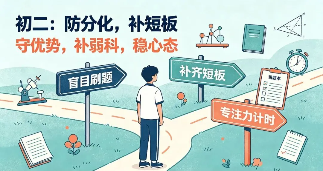 初一抓什么、初二抓什么、初三抓什么?初中三年规划一篇讲透-第4张图片-四季读书网