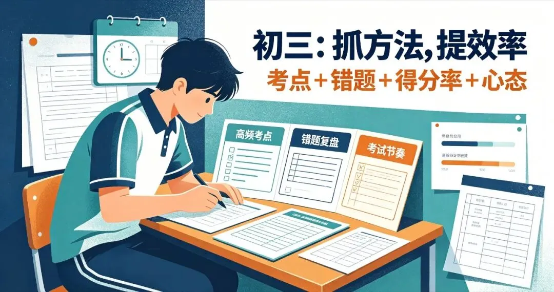 初一抓什么、初二抓什么、初三抓什么?初中三年规划一篇讲透-第5张图片-四季读书网