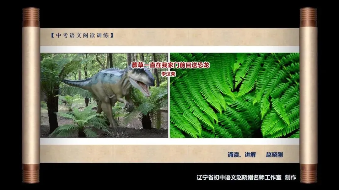 【中考阅读指导】蕨草一直在我家门前目送恐龙(李汉荣)-第2张图片-四季读书网