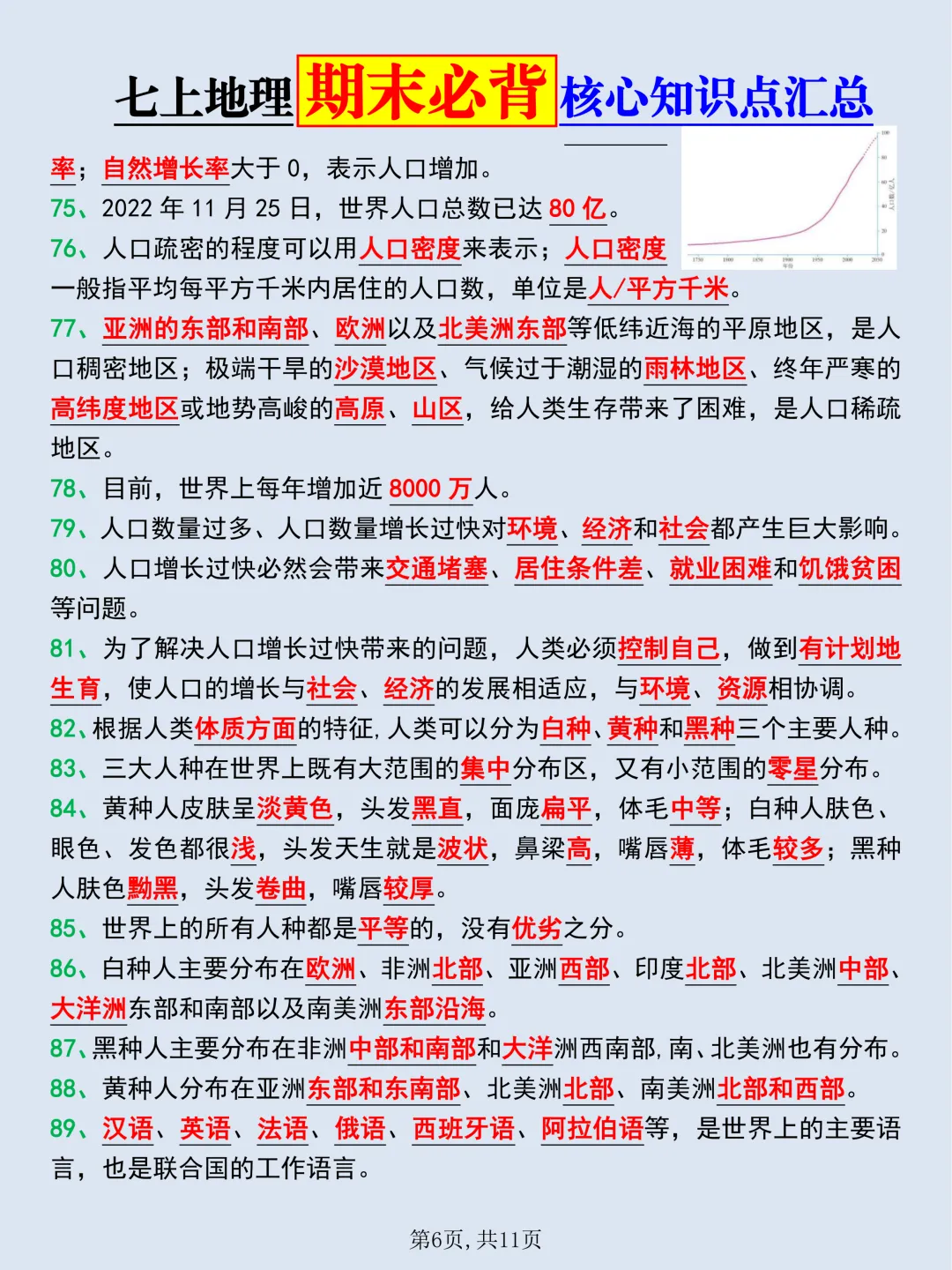 【初一】2026秋七年级上册地理重要知识点归纳总结,有完整版可打印,建议家长领取一份打印给孩子!-第8张图片-四季读书网 【初一】2026秋七年级上册地理重要知识点归纳总结,有完整版可打印,建议家长领取一份打印给孩子!-第8张图片-四季读书网