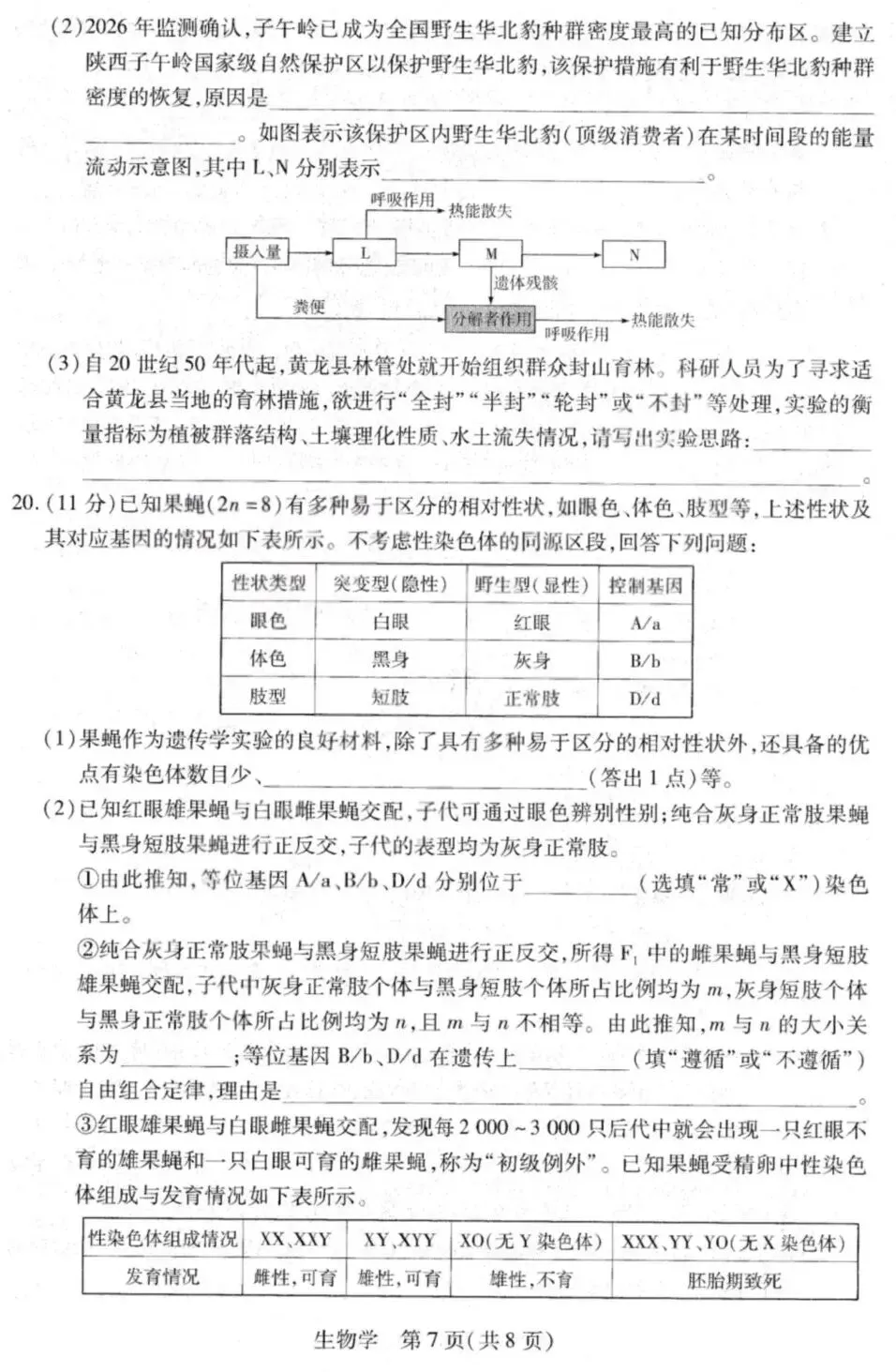 【高中生物】高三生物模拟试卷(7)-第8张图片-四季读书网 【高中生物】高三生物模拟试卷(7)-第8张图片-四季读书网