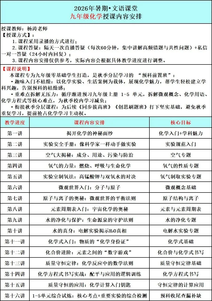 2026暑期文语初三课程-第19张图片-四季读书网