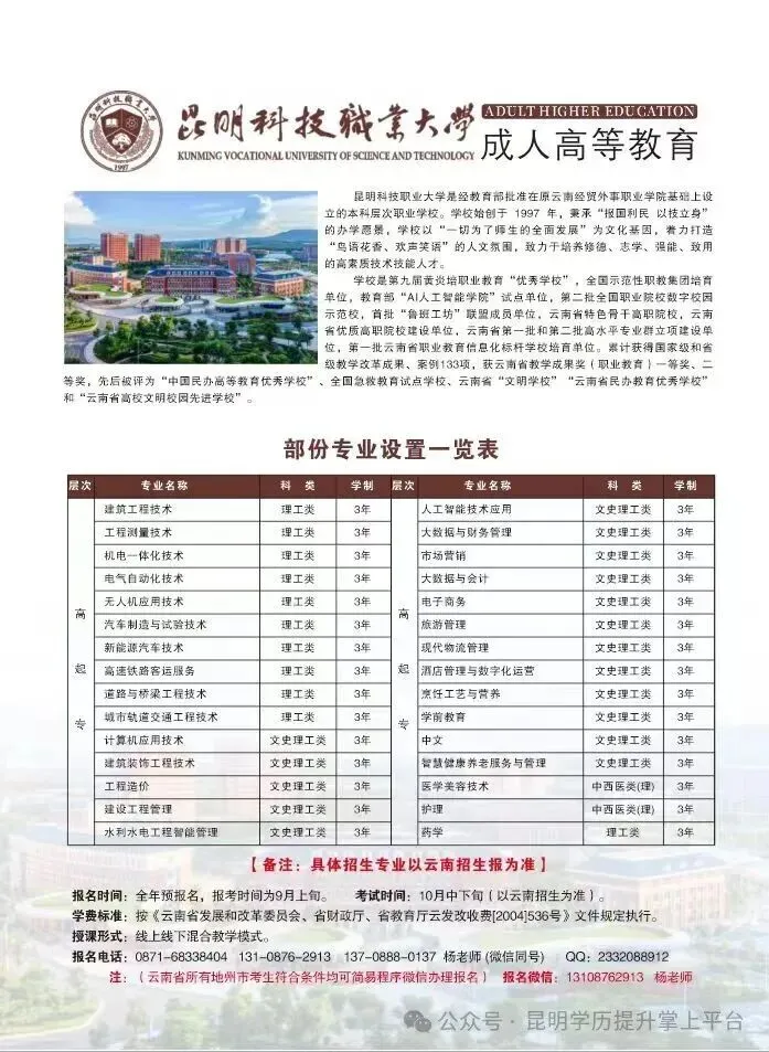 法学专业介绍[2027成人高考最新学历提升]:西北工业大学、四川农业大学、云南经济管理学院、昆明科技大学招生咨询中-第37张图片-四季读书网