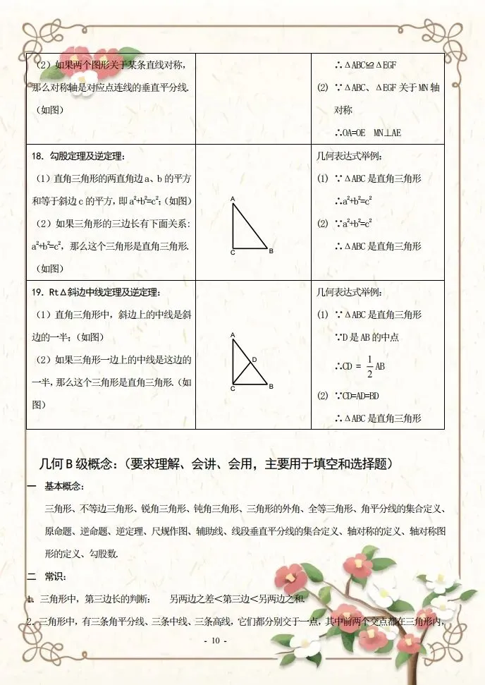 初二数学知识点-第11张图片-四季读书网