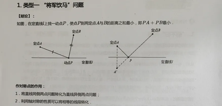 # 中考高频考点|将军饮马最值模型全梳理,初二几何拉分题就看这篇!-第1张图片-四季读书网